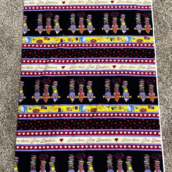 1+1= 2 YDS Fabric Love Those Fat Quarters Scattered Ladies & Borders Becky & Me - Picture 6 of 13